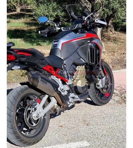 Tankabdeckung aus gebürstetem Aluminiumeffekt - Ducati Multistrada V4 / V4S 
