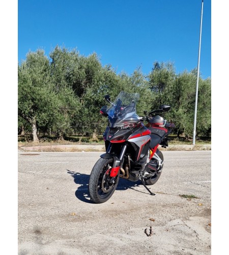 Couvercle de réservoir en carbone effet aluminium brossé - Ducati Multistrada V4 / V4S 