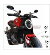 Adesivi striati bianco nero per parafango anteriore - Ducati Monster 937 
