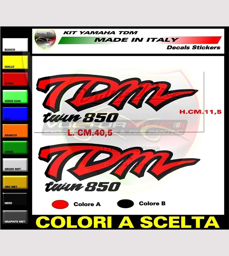 Stickers kit side fairings - Yamaha TDM 850 