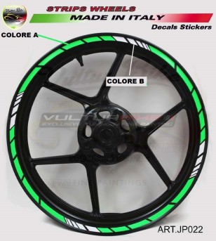 Adesivi universali per ruote moto 17 pollici 