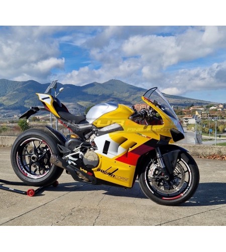 Carena completa giallo rossa - Ducati Panigale V4 2022 / 2023 