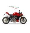 Italienischer dreifarbiger Design-Tankaufkleber - Ducati Streetfighter V4 / V4S 