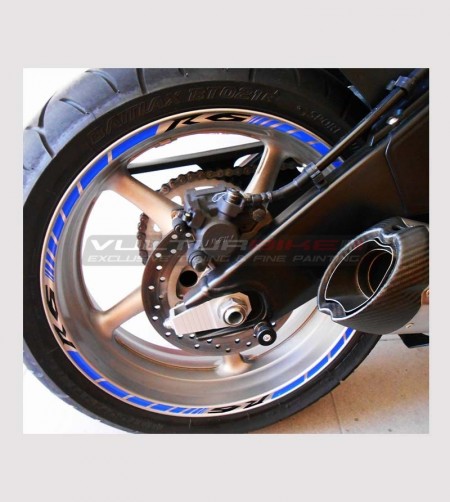 Anpassbare Motorrad Rad Aufkleber - Yamaha R6 