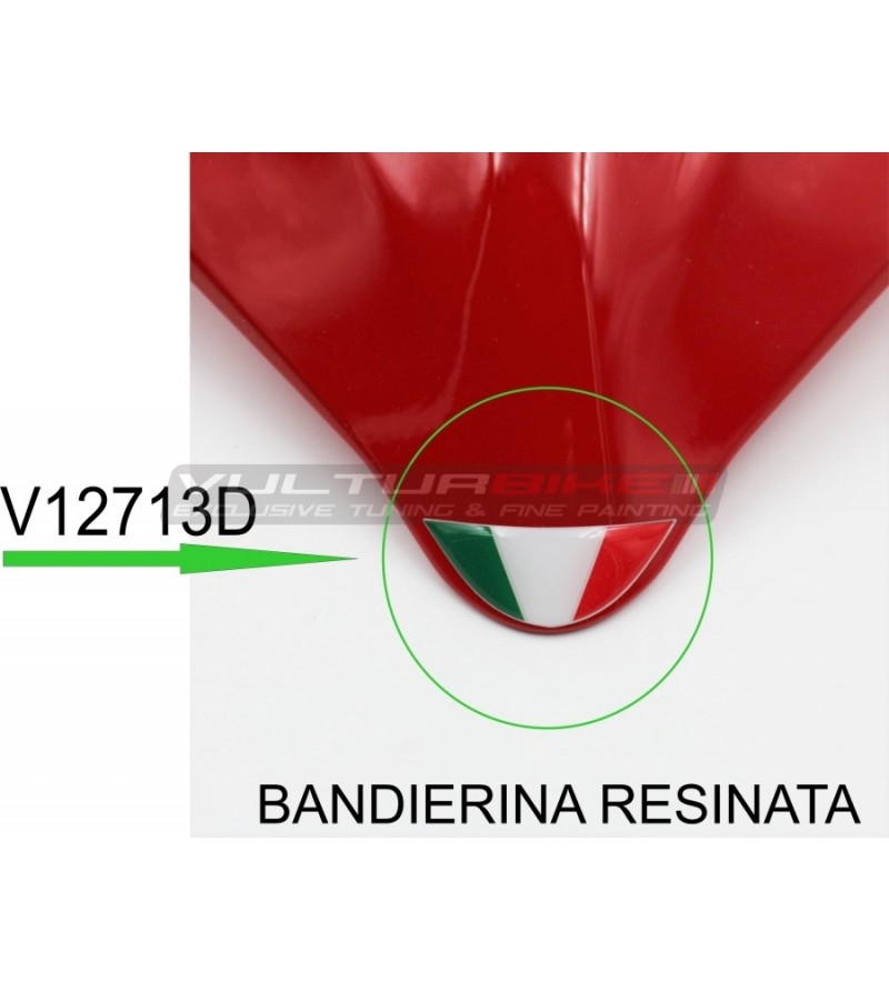 Adesivo bandiera resinata per cupolino - Ducati Multistrada V4 / V4S / Rally 