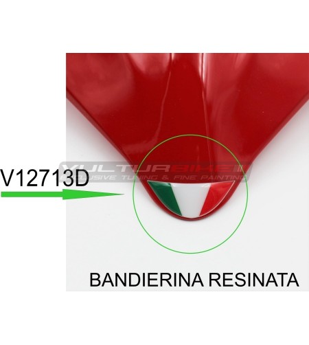 Resin flag sticker for windshield - Ducati Multistrada V4 / V4S / Rally