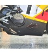 Carbon untere Verkleidungen Panigale V4 2018 / 2023 für Akrapovic Auspuff 