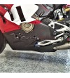 Carenados inferiores de carbono Panigale V4 2018 / 2023 para escape Akrapovic 