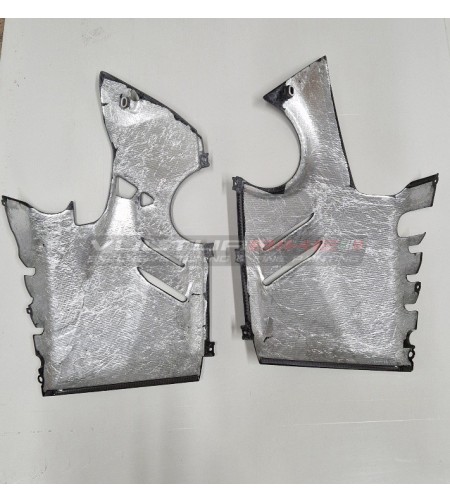 Carene inferiori carbonio Panigale V4 2018 / 2023 per scarico originale 
