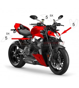 Kit adesivi fianchetti e cupolino - Ducati Streetfighter V2 