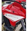 Adesivi colore rosso / bianco / graphite opaco per pannelli laterali - Ducati Multistrada V4 / V4S