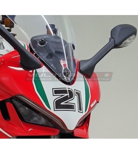 Autocollant pour bulle avec numéro - Ducati Supersport 950/950S 