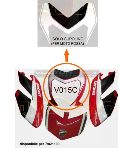 Adhésif pour bulle Ducati Hypermotard 796/1100 