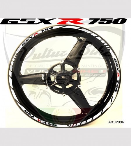 Customizable wheels stickers - Suzuki GSX R 750 