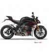 Adesivi intagliati per alette sigla modello - Ducati Streetfighter V4 / V4S 