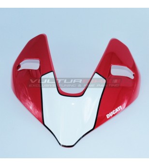 Pegatina blanca con borde negro para carenado - Ducati Streetfighter V2 / V4 / V4S 