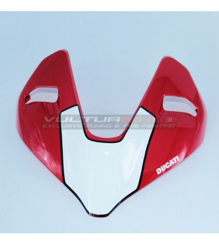 Pegatina blanca con borde negro para carenado - Ducati Streetfighter V2 / V4 / V4S 