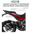 Kit autocollants pour panneaux latéraux sous la selle - Ducati Multistrada 1200S Pikes Peak 2010/2014 