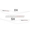 Stickers kit for side panels under the saddle - Ducati Multistrada 1200S Pikes Peak 2010/2014 