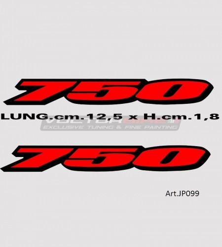 Autocollants de queue - Suzuki GSX R 750 