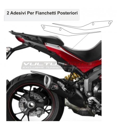 Adesivi per fianchetti sottosella - Ducati Multistrada 1200  2010/2014 