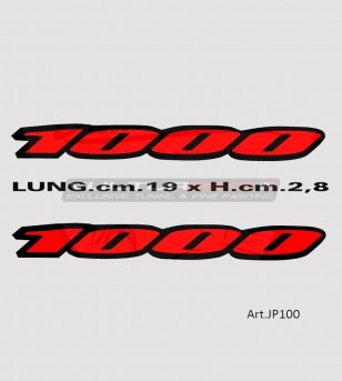 Autocollants pour grandes queues - Suzuki GSX R 1000 