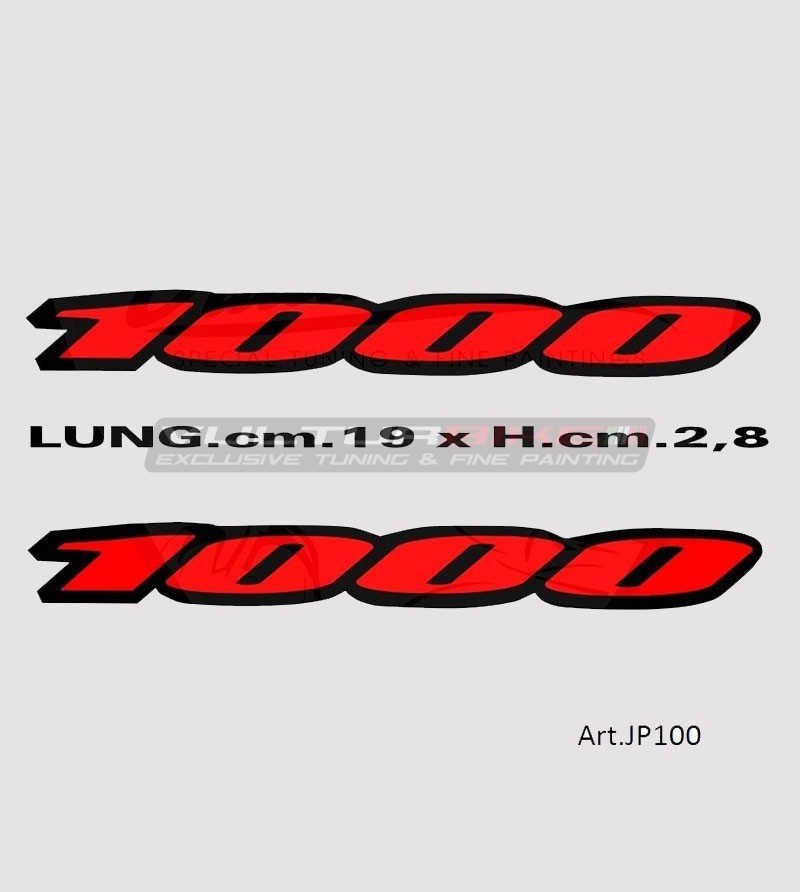 Aufkleber für große Schwänze - Suzuki GSX R 1000 