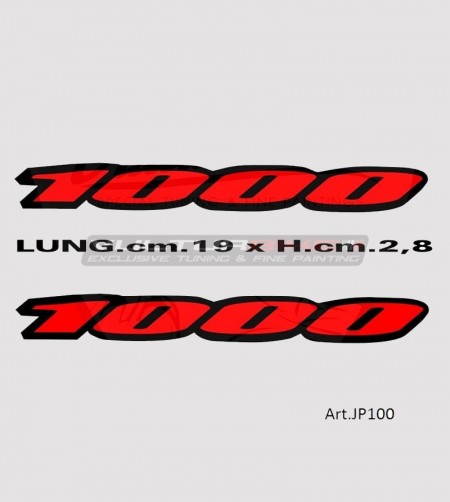 Adesivi per codino grandi  - Suzuki GSX R 1000 