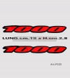 Adesivi per codino grandi  - Suzuki GSX R 1000 