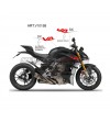 Stickers kit for sides - Ducati Streetfighter V4 / V4S dark 