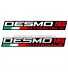 Paire de décalcomanies Desmo16 Stradale taille de votre choix