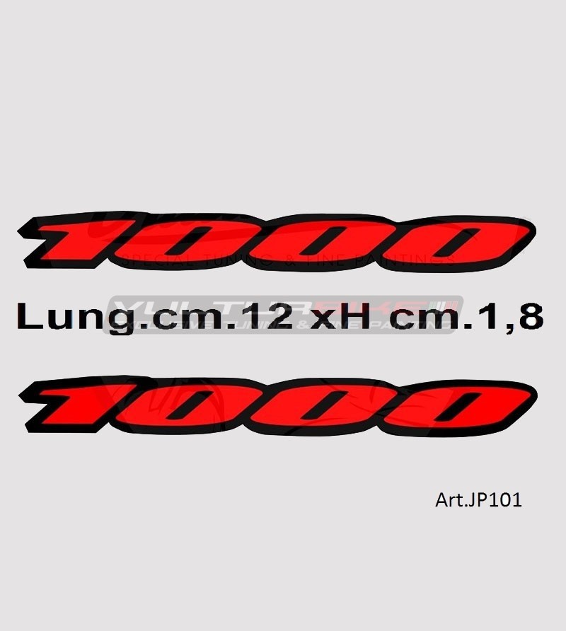 Adesivi per codino medi - Suzuki GSX R 1000 