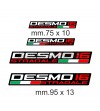 Kit de 4 calcomanías Desmo16 Stradale