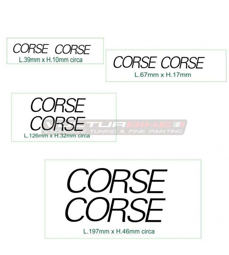 Kit de pegatinas de letras de carreras para motocicletas Ducati 