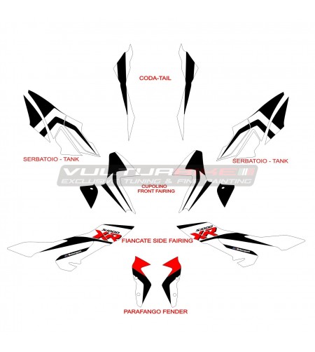 Kit completo de calcomanías personalizadas - BMW S1000XR 2015 / 2019 