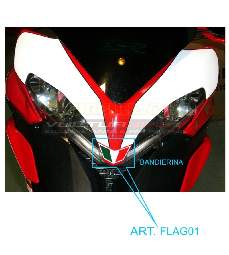 Adesivo bandiera per cupolino - Ducati Multistrada 1200 2010/12 