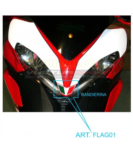 Adesivo bandiera per cupolino - Ducati Multistrada 1200 2010/12 