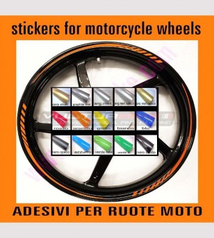14 autocollants universels pour roues de moto 
