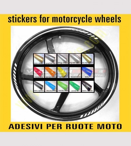 14 Universalaufkleber für Motorradräder 