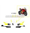 Kit autocollants personnalisés pour Ducati Panigale V2 2020 / 2022 