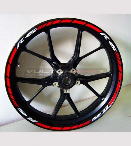 Customizable stickers for wheels - Yamaha R6 