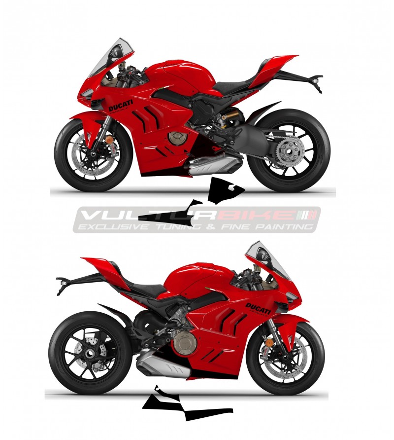 Autocollants personnalisables pour carénages inférieur - Ducati Panigale V4 2022 / 2023