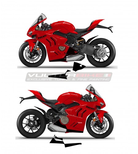 Adesivi personalizzabili per carene inferiori - Ducati Panigale V4 2022 / 2023