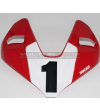 Adesivo bianco con numero per cupolino - Ducati Streetfighter V2 / V4 / V4S 