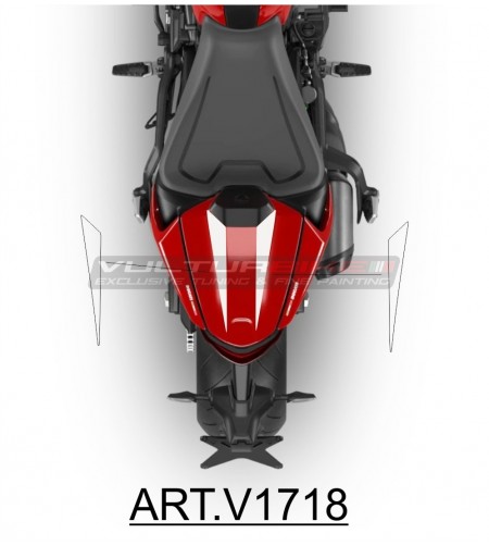Adesivi per cover codino monoposto modello strip - Nuova Ducati Monster 937 