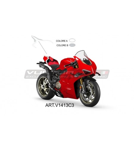 Adesivi bicolore per codone - Ducati Panigale V4 2022/23