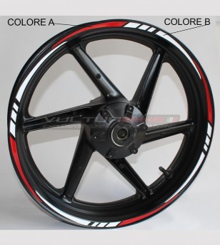 18 universal stickers for motorcycle's wheels