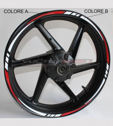 18 pegatinas universales para ruedas de motocicleta