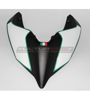 Kit autocollants blancs avec bordure verte pour queue - Ducati Panigale / Streetfighter