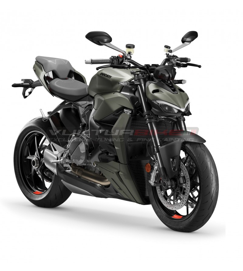 Couvercle de radiateur vert tempête d’origine - Ducati Streetfighter V2 